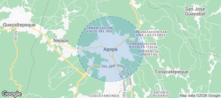 Apopa Airbnb map